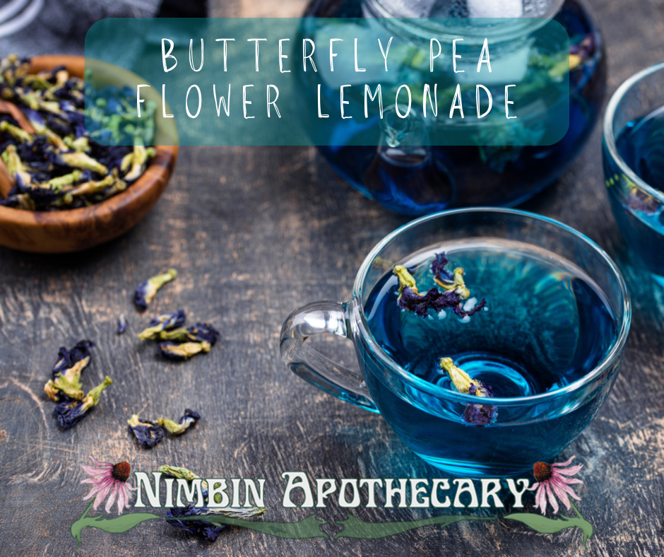 Butterfly Pea Flowers & Lemonade Recipe