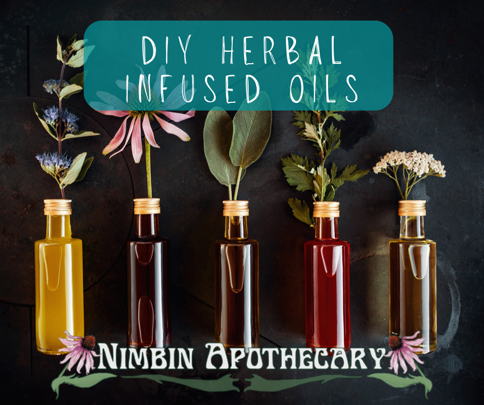 Making your own herbal infused oils
