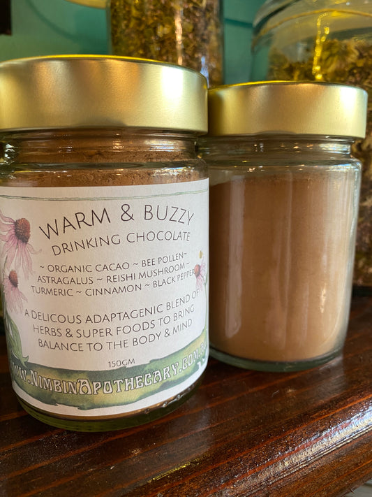 A medicinal bee pollen cacao