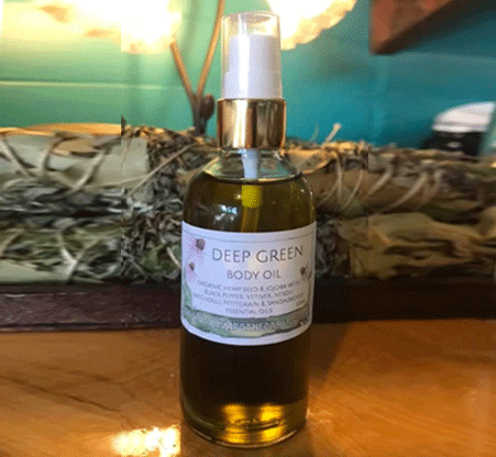 Deep Green Body Oil